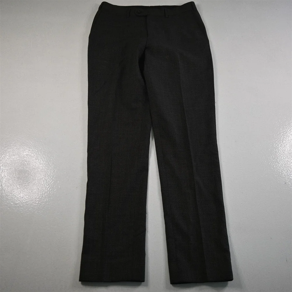 Suitsupply 28x32 Brown Houndstooth‎ Vitale Barberis Brescia Slim Mens Pants